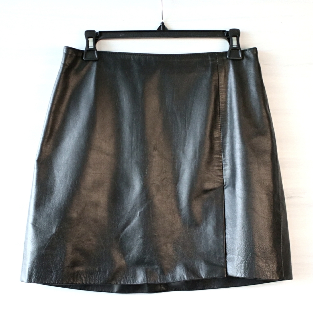 Vintage '90's Leather Mini Skirt